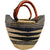 Large Leather Wrapped Handle Bolga Basket