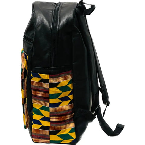 African Print Backpack