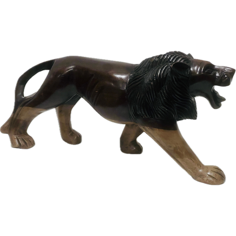 Ebony-Wood Lion
