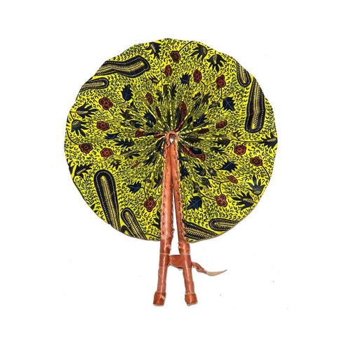 African Print Fan