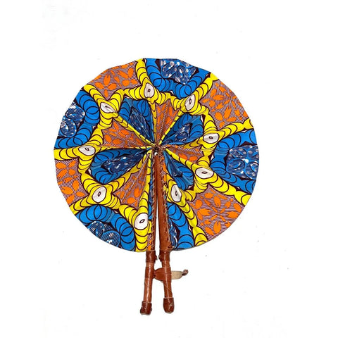 African Print Fan