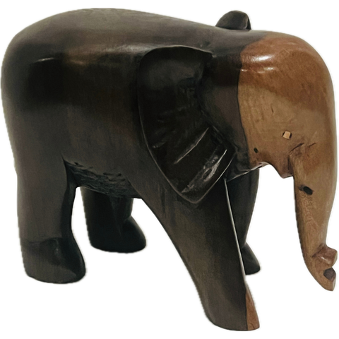 Elephant Sculpture - Ebony Wood