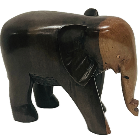 Elephant Sculpture - Ebony Wood