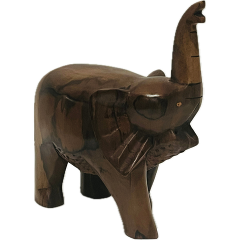 Elephant Trunk Up Sculpture
