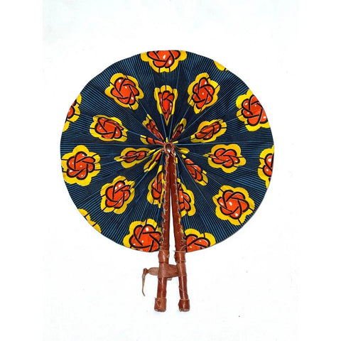 African Print Fan