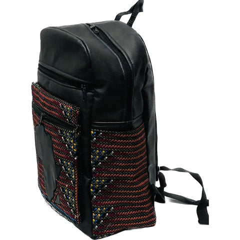 African Print Backpack